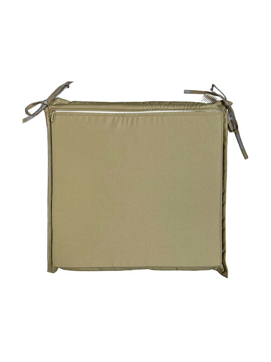 Mega Bazaar Wasserdichtes Gartenstuhlkissen Braun 40x45cm