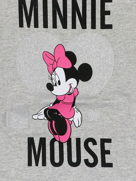 Kinder-T-Shirt Gray Minnie Mouse