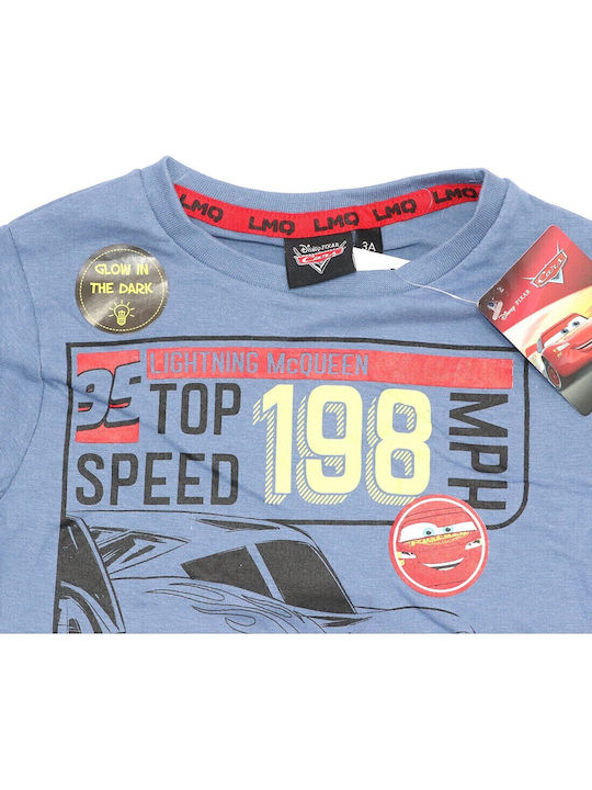 Kinder-T-Shirt Blau Cars