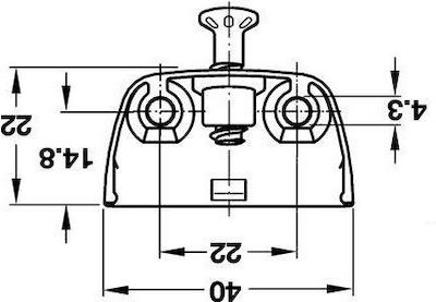 Hafele Metallic Furniture Fastener