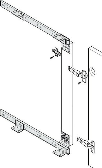 Hafele Mecanism Mobilier din Metal 1buc 500ΜΜ