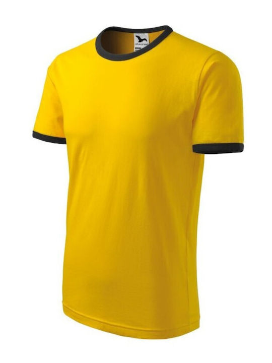 Malfini Men's Short Sleeve Promotional T-Shirt Yellow