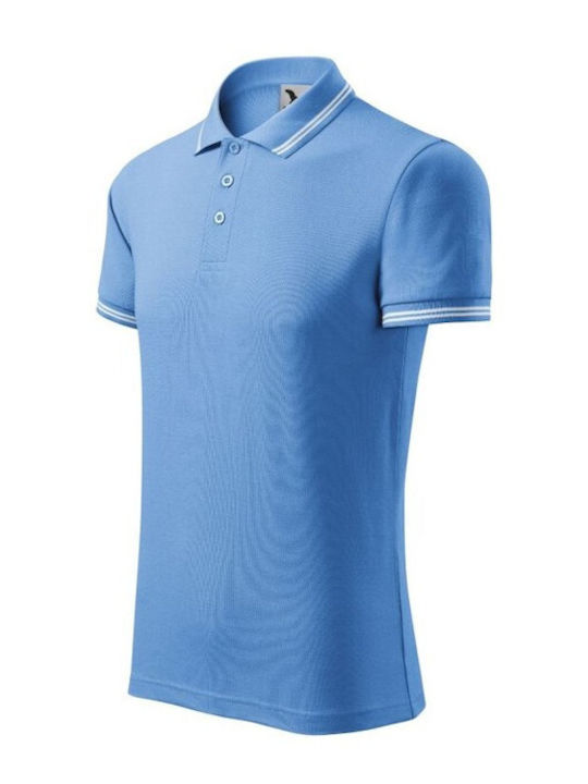 Malfini Men's Short Sleeve Promotional Blouse Blue