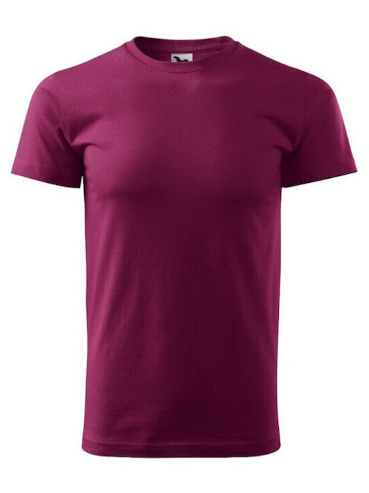 Malfini Basic Werbe-T-Shirt in Fuchsie Farbe