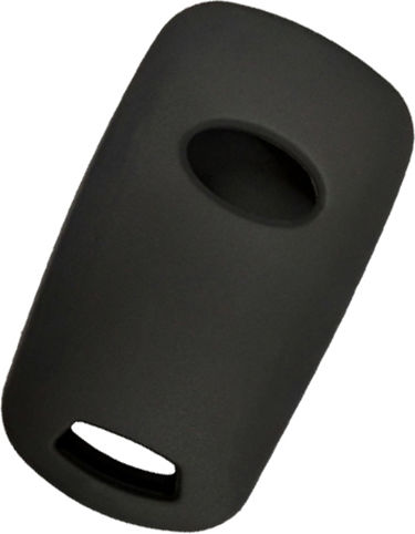 Silicone Car Key Cover Case with 3 Buttons for Hyundai / Kia Black