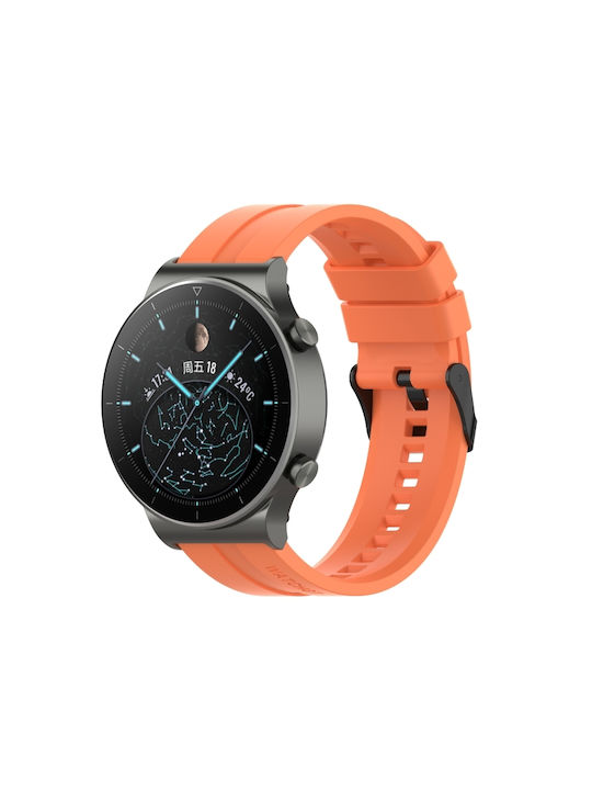 Λουράκι Σιλικόνης Πορτοκαλί (Huawei Watch GT 2 Pro)