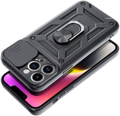 SLIDE Back Cover Durable Black (Redmi Note 12 Pro 5G)