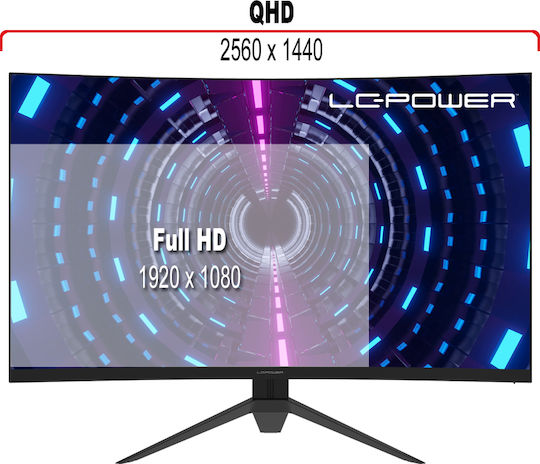 LC-Power LC-M32-QHD-165-C-V2 VA HDR Curved Gaming Monitor 31.5" QHD 2560x1440 165Hz White