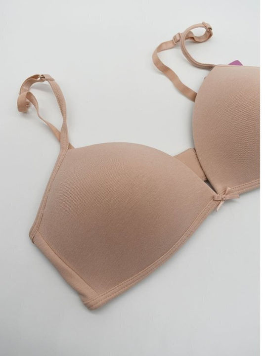 Ysabel Mora Bra without Underwire Beige