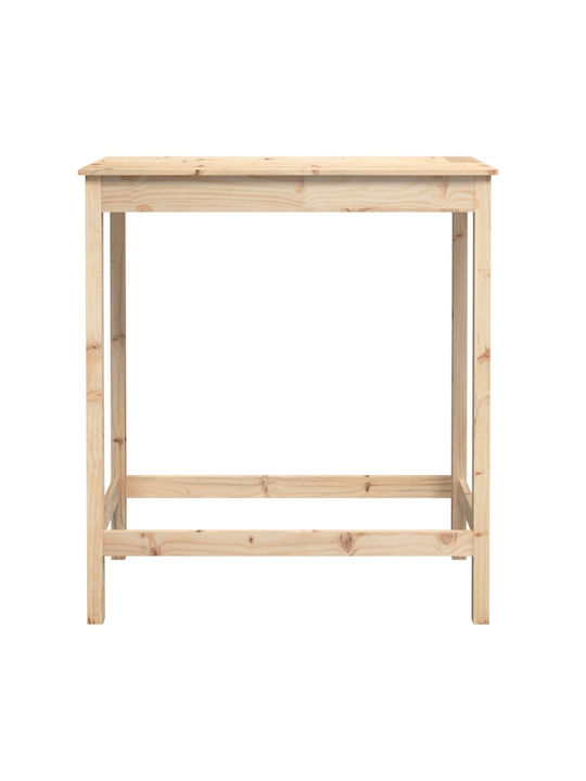 Table Bar from Solid Wood 100x50x110cm