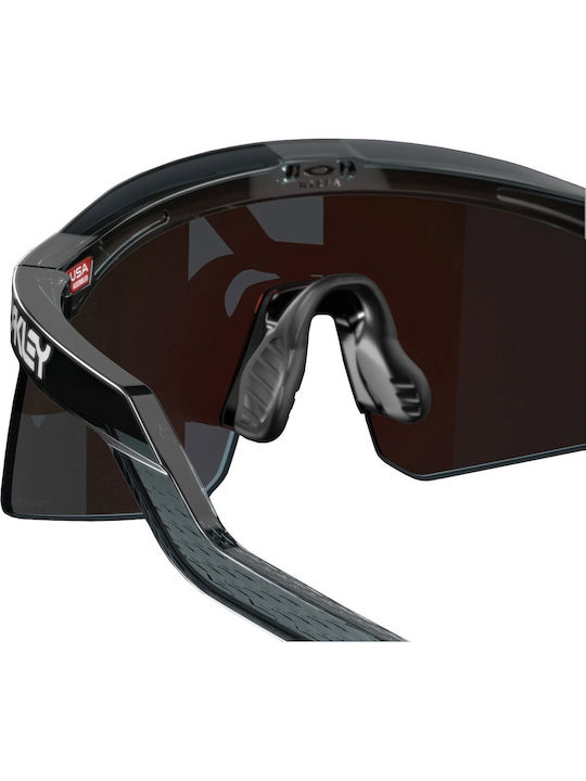 Oakley Hydra Men's Sunglasses with Black Plastic Frame and Purple Lens OO9229-04