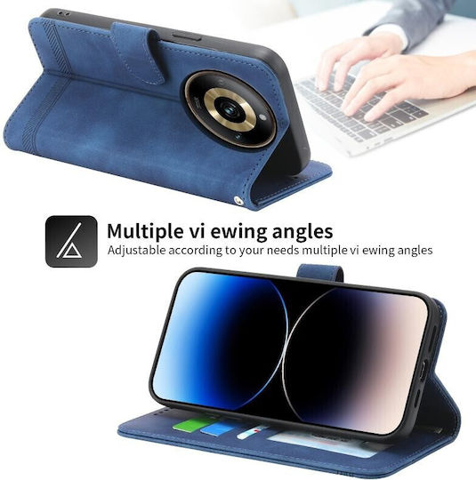 Y-shaped Brieftasche Blau (Realme 11 Pro / 11 Pro+)
