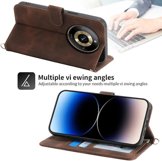 Skin-feel Embosse Wallet Maro (Realme 11 Pro / 11 Pro+)