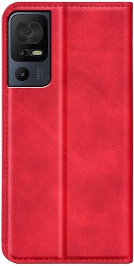 Retro Портмоне Червен (TCL 40 SE)