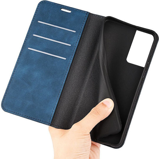 Retro Wallet Δερμάτινο Μπλε (TCL 40 SE)