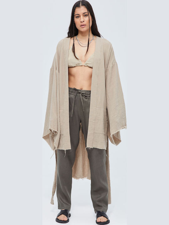 Men's Cardigan Beige