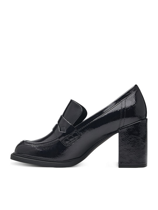 Pumps mit Chunky hohem Absatz Schwarz