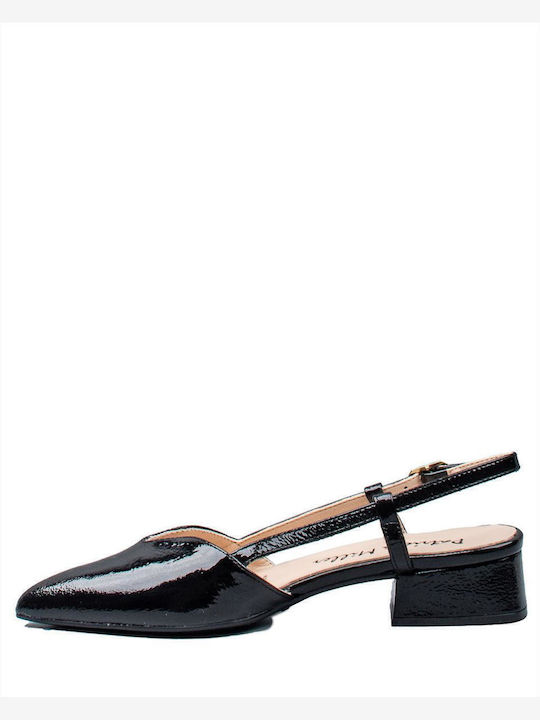 Charol Leder Pumps Schwarz