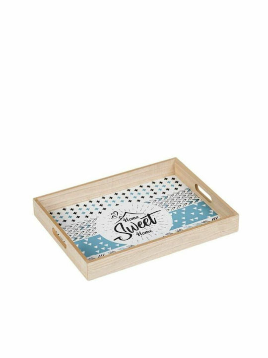 Wooden Rectangular Serving Tray with Handles 40x30x5cm 1919 1pcs