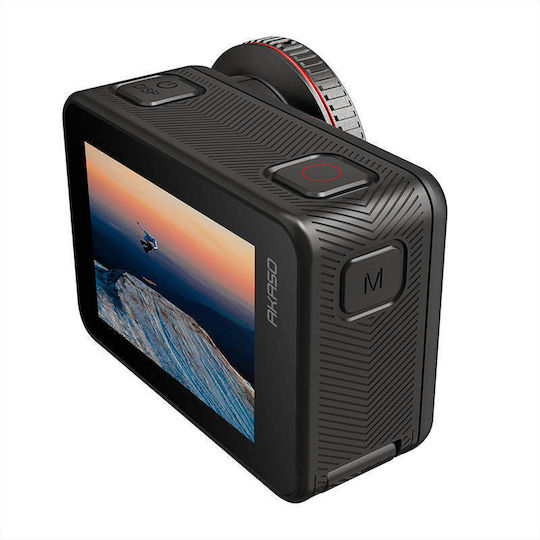 Akaso Brave 8 Action Camera 4K Ultra HD Underwater with Screen 2" Black
