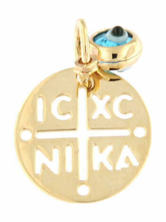 Ios Charm Talisman Gold Plated