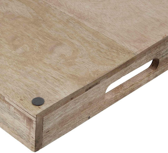 Butlers Lemnos Dreptunghiular Tavă de Servire cu Mânere în Culoare Maro 46x31cm 1buc