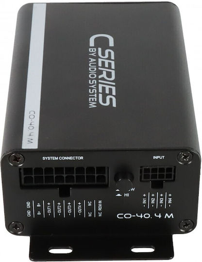 Audio System Ενισχυτής Αυτοκινήτου 4 Καναλιών