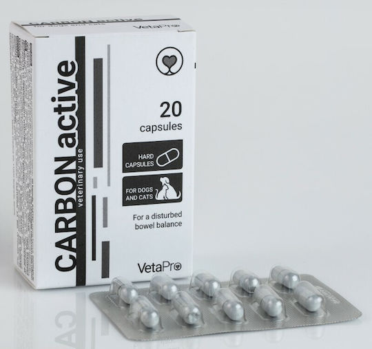 Vetapro CARBON ACTIVE Συμπλήρωμα Διατροφής Σκύλου σε Δισκία για Γαστρεντερικές Διαταραχές