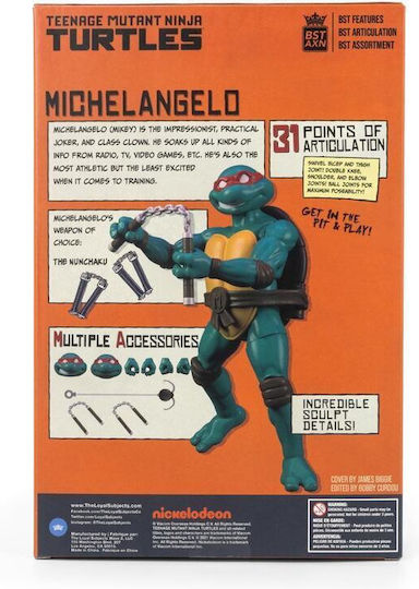 The Loyal Subjects Teenage Mutant Ninja Turtles Michelangelo Action Figure 13cm