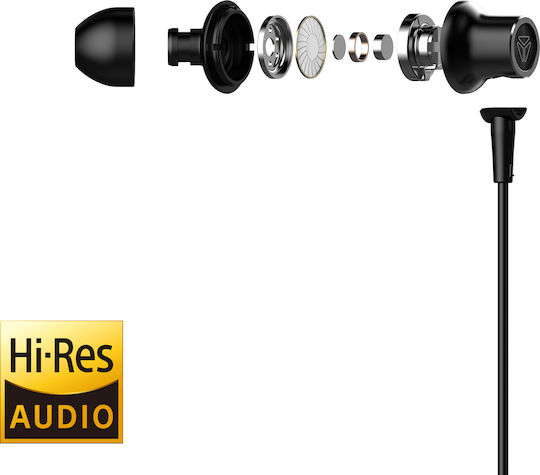 YHP 405 In-Ear Freihändig Kopfhörer mit Stecker 3.5mm Schwarz