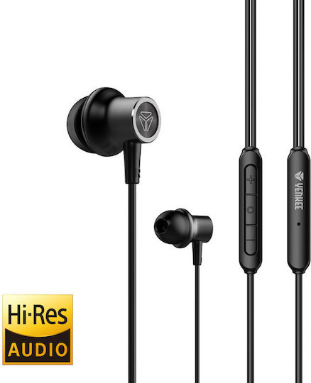 YHP 405 In-Ear Freihändig Kopfhörer mit Stecker 3.5mm Schwarz