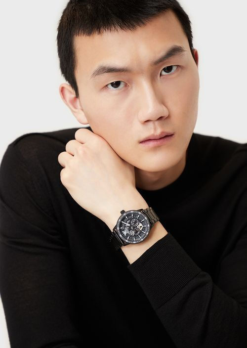 Emporio Armani Meccanico Ceas Bărbați 44mm Cronograf Automat cu
