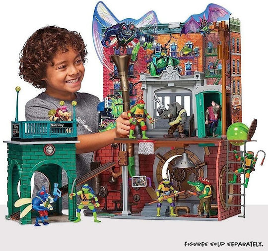 Action Figure Mutant Mayhem - Movie Sewer Lair Teenage Mutant Ninja Turtles for 4+ Years