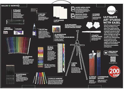 Daler Rowney Malset Campingmöbel 72x49cm 200Stück