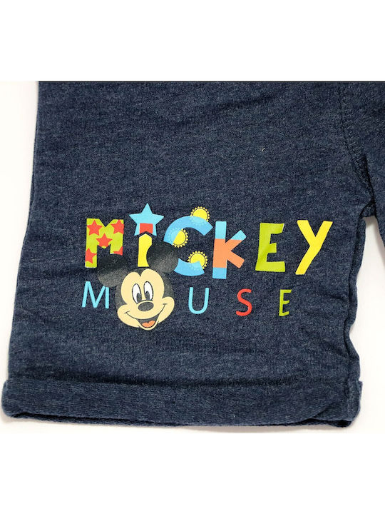 Παιδικό Σορτς/Βερμούδα Υφασμάτινο Mickey Mouse Navy Μπλε