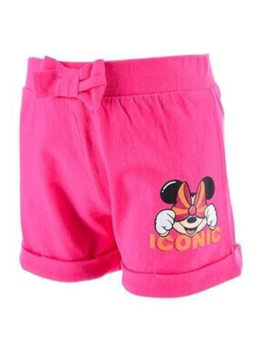 Kids' Shorts/Bermudas Fabric Minnie Mouse Fuchsia