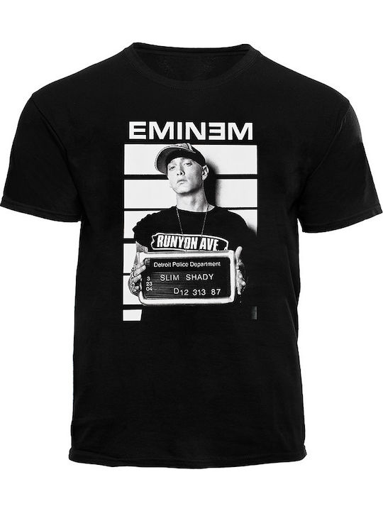 T-shirt Eminem Slim Shady σε Μαύρο χρώμα