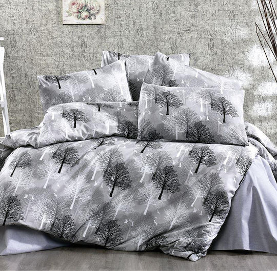 Dimcol Sheet Sets Single 160x240cm. Forest 312 Grey 3pcs