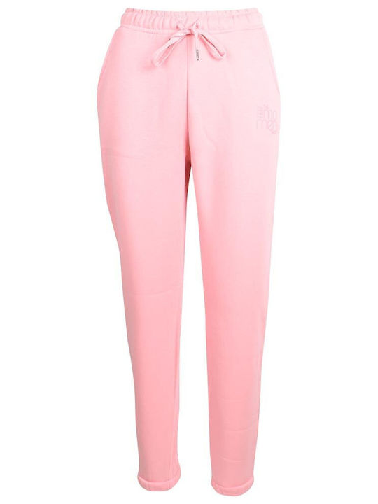 Talie înaltă Pantaloni de Trening cu elastic Roz