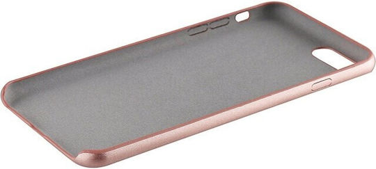 Xqisit Overmold iPlate Back Cover Ροζ Χρυσό (iPhone SE 2022/2020)