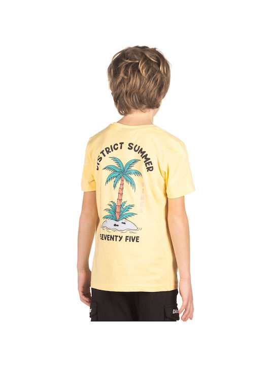 District75 Kids T-shirt Yellow