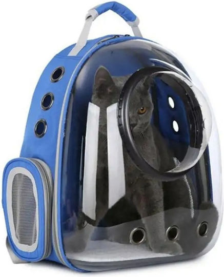 Dog/Cat Carrying Blue Backpack for 7kg Pets L31xW28xH42cm