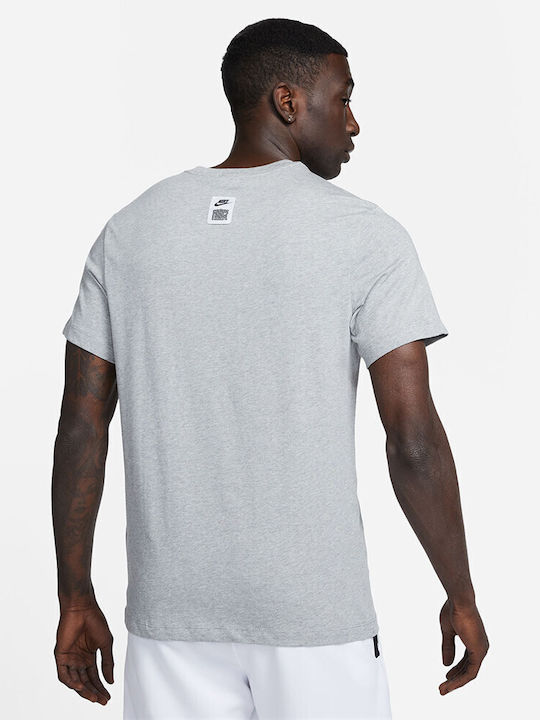 Nike Herren Sport T-Shirt Kurzarm Gray