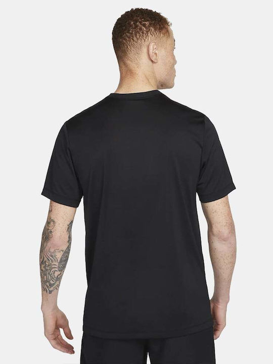 Nike Men's Athletic T-shirt Short Sleeve Dri-Fit Black