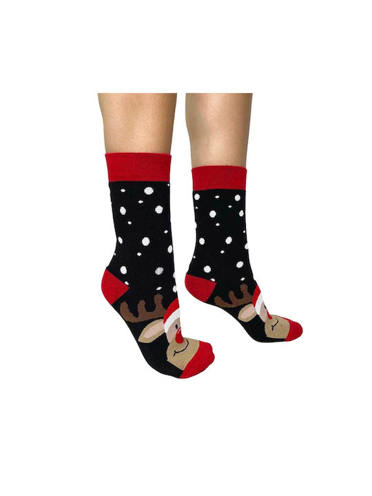 Inizio Women's Christmas Socks Black