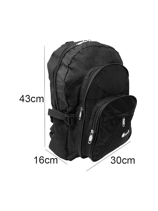 Gift-Me Stoff Rucksack Schwarz