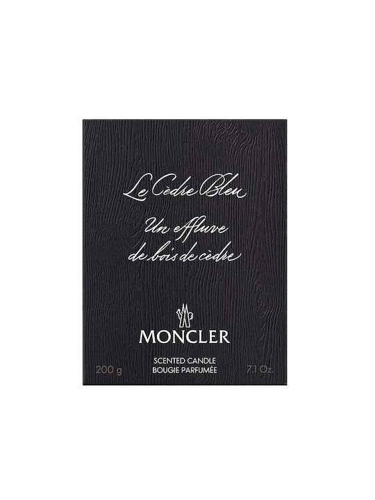 Moncler Αρωματικό Κερί Les Sommets Le Cèdre Bleu σε Βάζο Μπλε 200gr