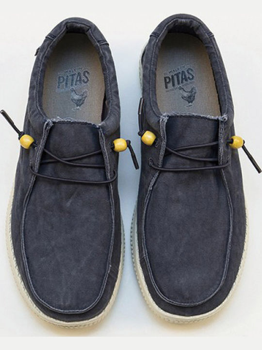 Ανδρικά Μοκασίνια Washed Blue