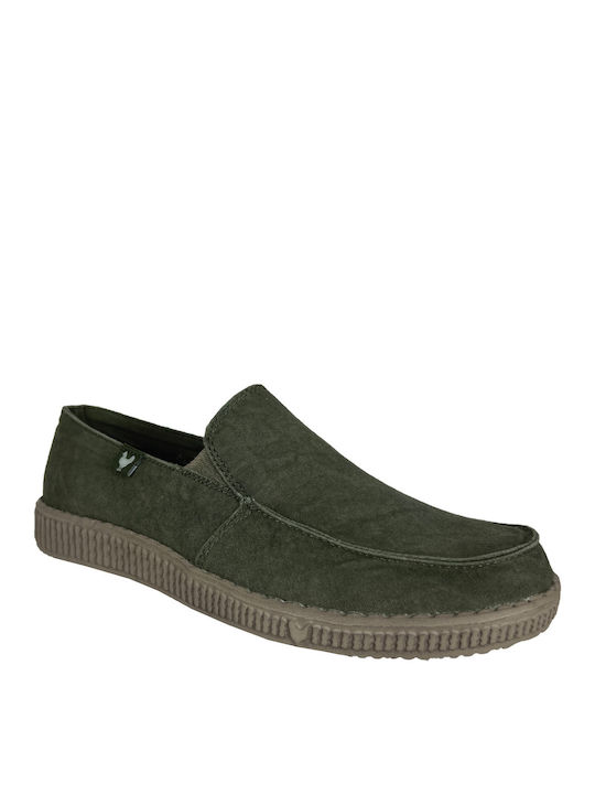 Pitas Men's Moccasins Khaki