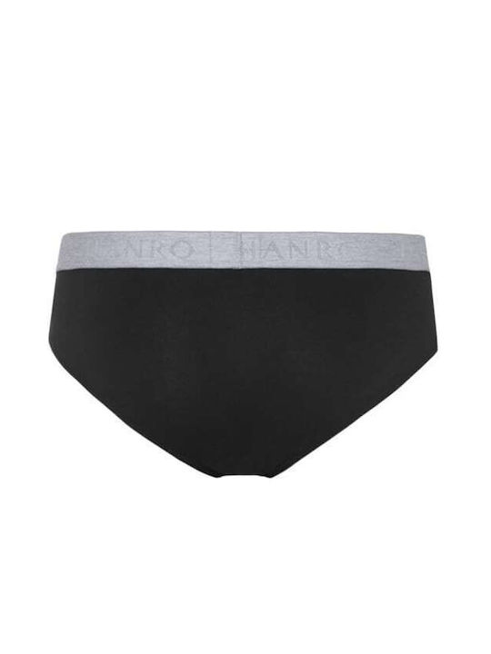 Hanro Herren Slips Schwarz 2Packung 073075-070019